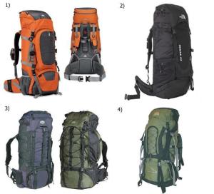 Diferentes tipos de Mochilas